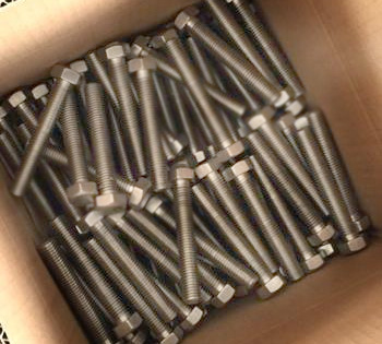 monel 400 hex bolts packaging