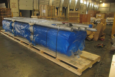 packaging of monel welded tubing