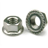 PTFE Coated Serrated Flange Nuts